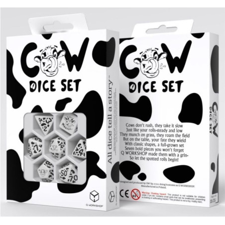 Dados Cow Dice Set: MOOzilla