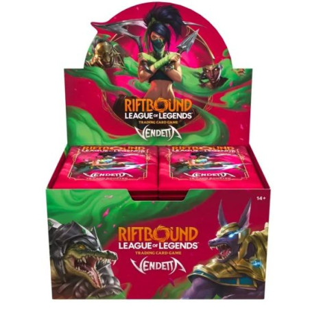 Riftbound League of Legends TCG Vendetta Booster Caja (Inglés)