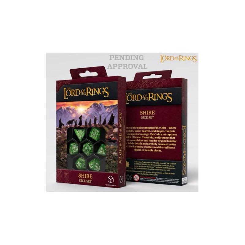 Set de Dados The Lord of the Rings Q-Workshop | Accesorios | Gameria