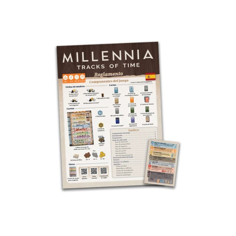 Millennia Tracks of Time Paquete de Idioma (Castellano) | Juegos de Mesa | Gameria