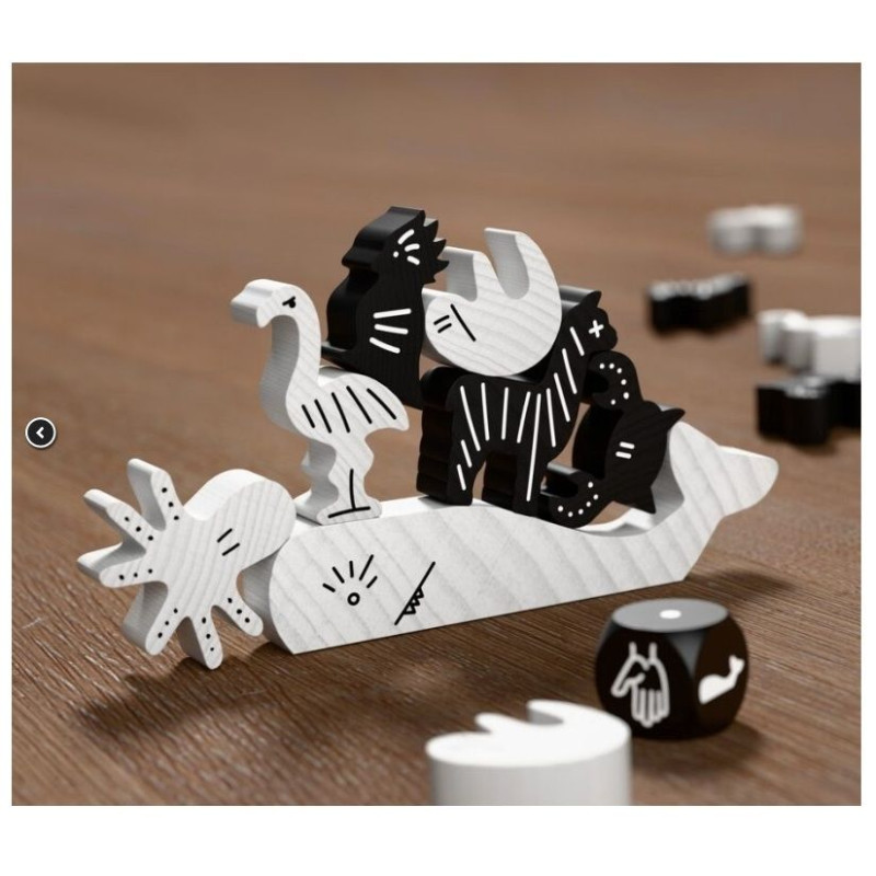 Animal Sobre Animal Blanco y Negro  Juegos de Mesa | Gameria