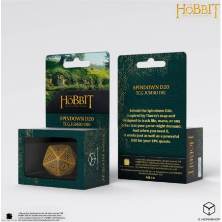 Dados The Hobbit Spindown D20 - Solaris TCG Jumbo Die