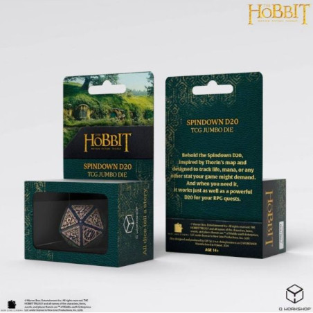 Dados The Hobbit Spindown D20 - Tideborn TCG Jumbo Die