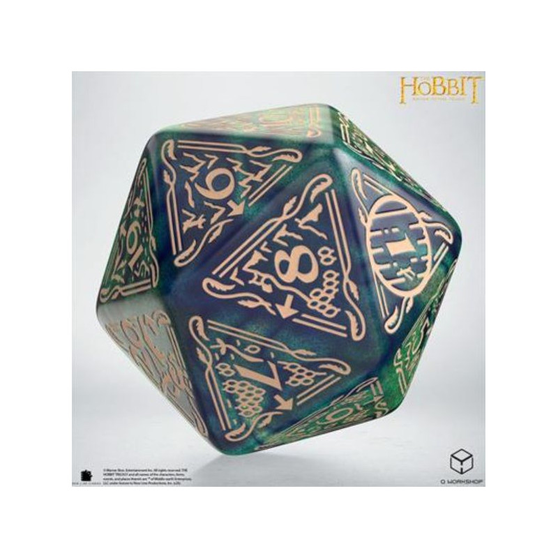 Dados The Hobbit Spindown D20 - Tideborn TCG Jumbo Die  | Accesorios | Gameria
