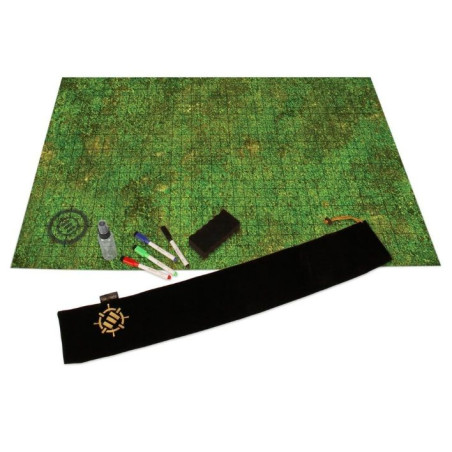 Enhance Tabletop RPG Grid Mat Campaign Kit  (Grassland)