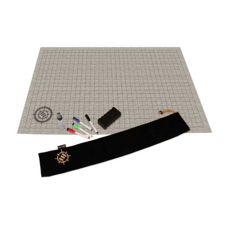 Enhance Tabletop Kit de campaña de alfombrilla de rejilla DnD beige | Accesorios | Gameria