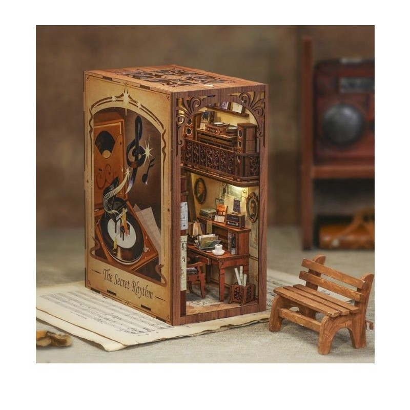 Maqueta Sujeta Libros Book Nook The Secret Rhythm 23 x 11 cm | Accesorios | Gameria