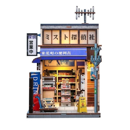 Maqueta Sujeta Libros Kit Miniature House Beika-cho Convenience Store 22 x 15 cm