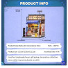 Maqueta Sujeta Libros Kit Miniature House Beika-cho Convenience Store 22 x 15 cm | Accesorios | Gameria
