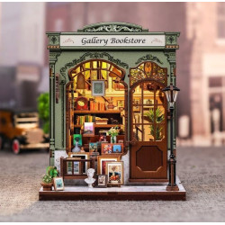 Maqueta Sujeta Libros Kit Miniature House Gallery Bookstore 20 x 16 cm | Accesorios | Gameria