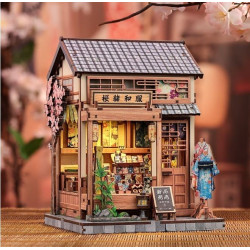 Maqueta Sujeta Libros Kit Miniature House Sakura O Kimono Shop 19 x 14 cm | Accesorios | Gameria