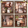 Maqueta Sujeta Libros Kit Miniature House Sunny Cafe 20 x 16 cm | Accesorios | Gameria