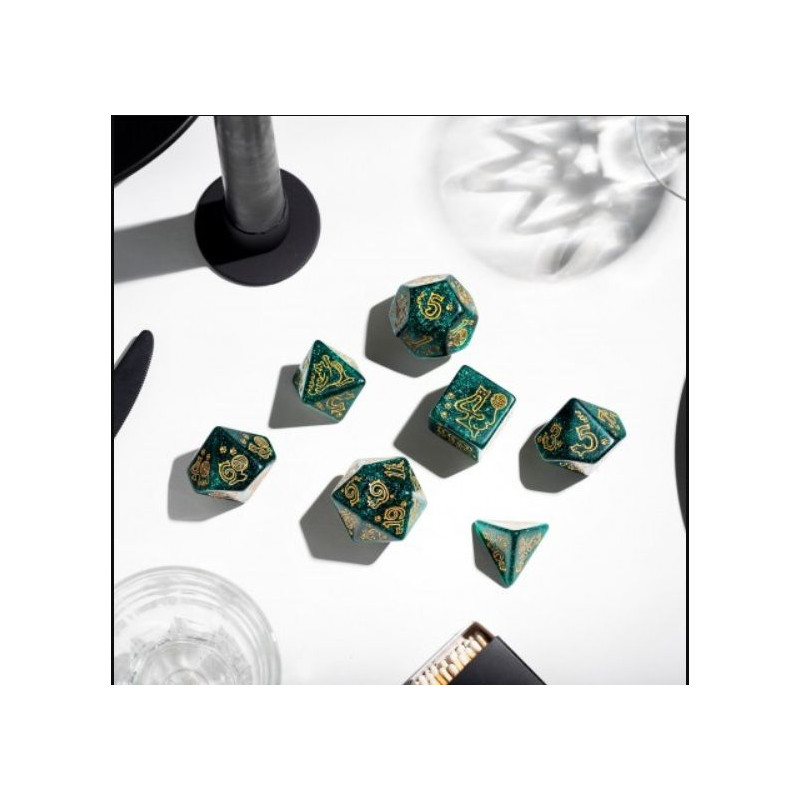 Set de Dados Jumbo Cats Dice: Merlín - Q Workshop | Accesorios | Gameria