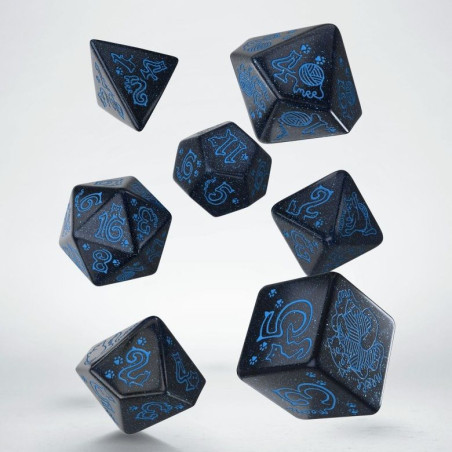 Set de Dados Jumbo Cats Dice: River - Q Workshop