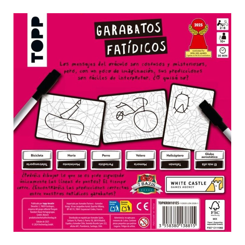 Garabatos Fatidicos | Juegos de Mesa | Gameria