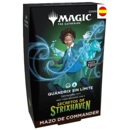 Mtg Commander Secrets of Strixhaven Quándrix Sin Límite