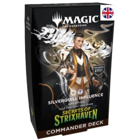 Mtg Commander Secrets of Strixhaven Silverquill Influence (Inglés)