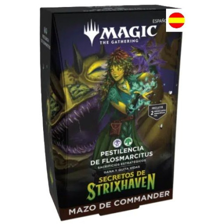 Mtg Commander Secrets of Strixhaven Pestilencia de Flosmarticus