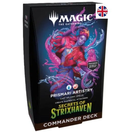 Mtg Commander Secrets of Strixhaven Prismari Artistry (Inglés)