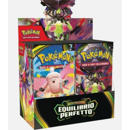 Pokemon Mega Evolución Equilibrio Perfecto Caja de Sobres