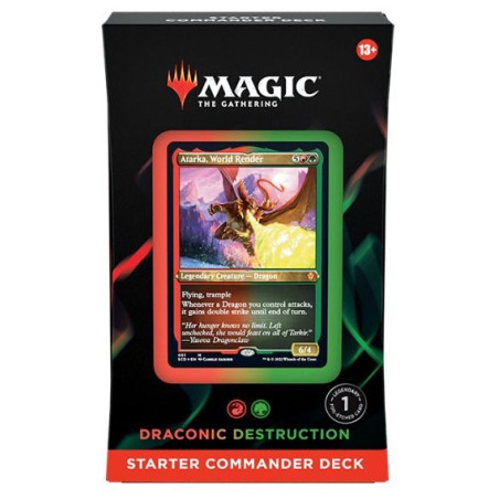 Mtg Commander Starter Deck Draconic Destruction (Inglés)
