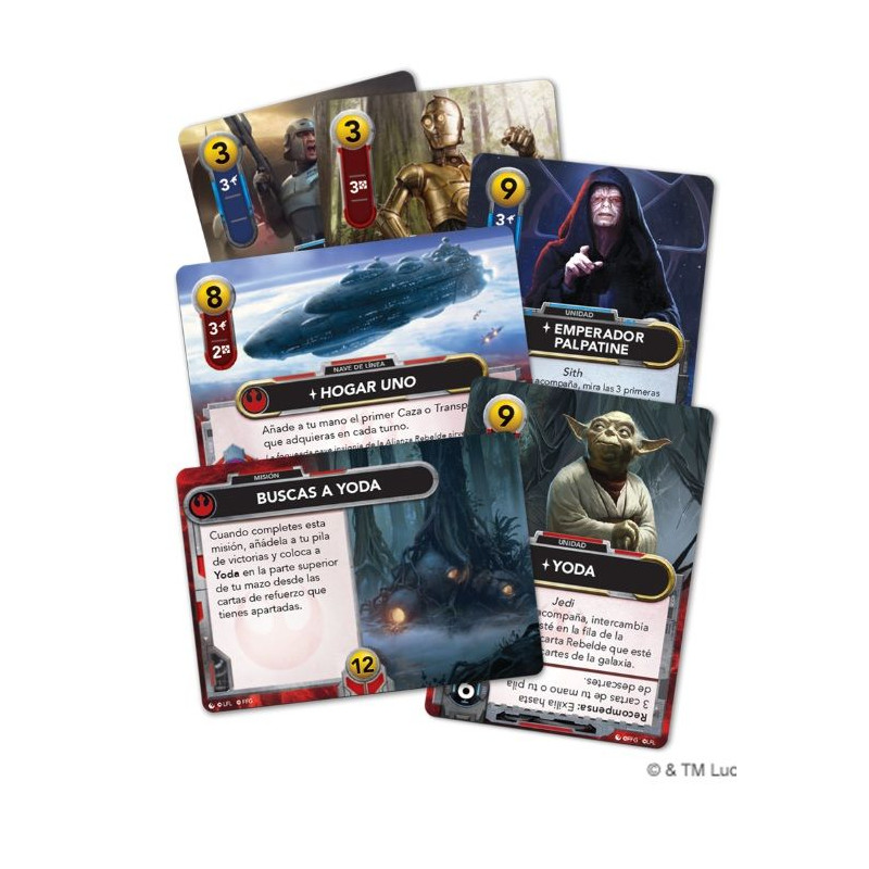 Star Wars The Deckbuilding Game Refuerzos Rebeldes e Imperiales | Juegos de Mesa | Gameria