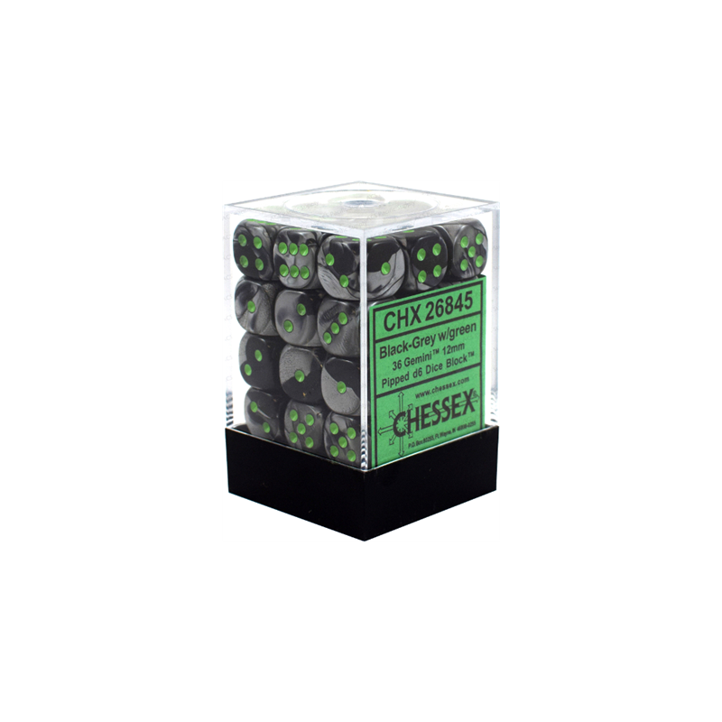 Dados Chessex Gemini 12mm D6 (36 Unidades)