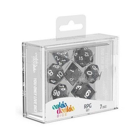 Dados Oakie Doakie Rpg Set Speckled