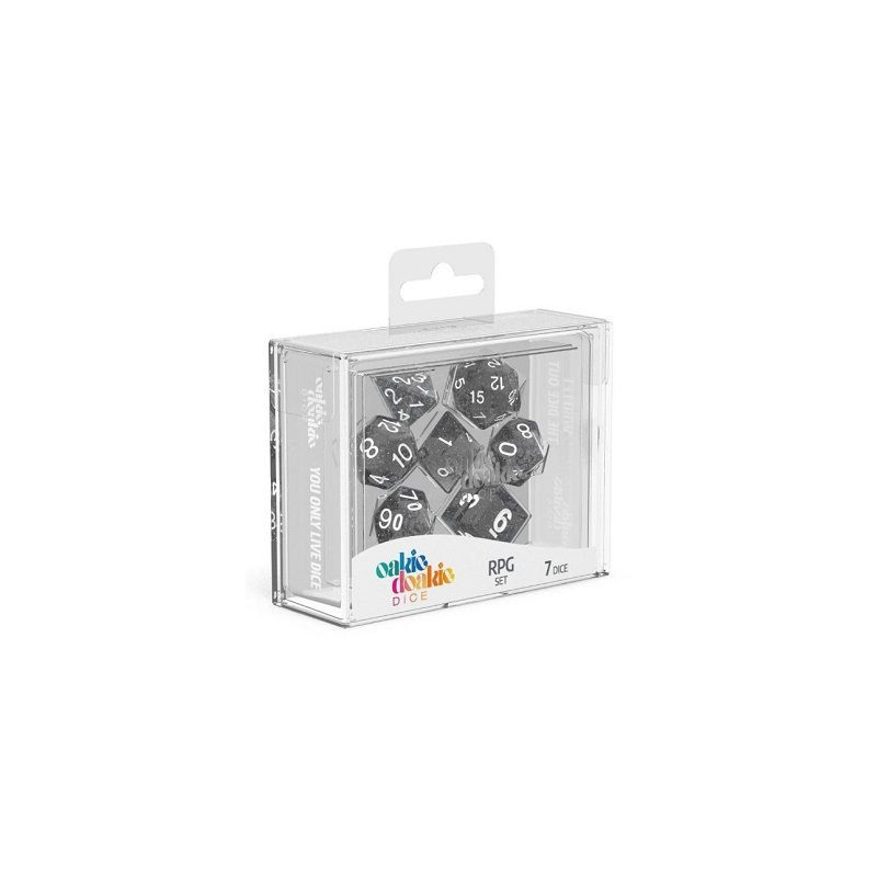 Dados Oakie Doakie Rpg Set Speckled | Accesorios | Gameria