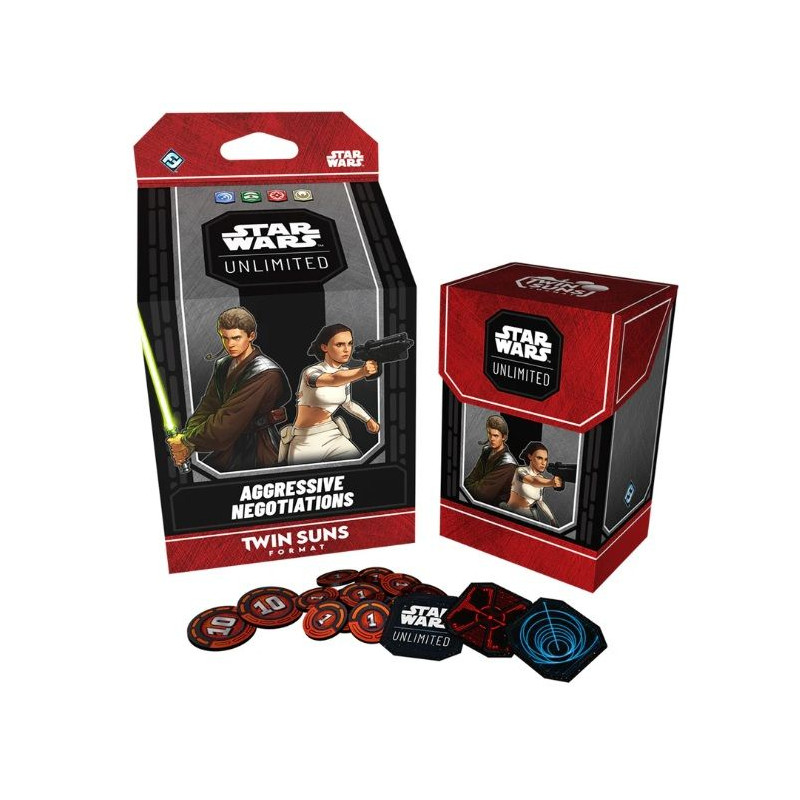Star Wars Unlimited Mazo Twin Suns 2026 Negociaciones Agresivas  | Juegos de Cartas | Gameria