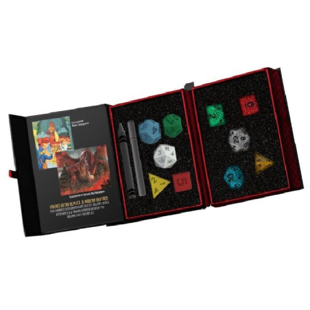 Pack de Dados Dungeons & Dragons 50th Anniversary Then & Now (Holmes Retro Replica)