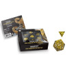Dados Dungeons & Dragons Premium Metálico Dragon Scale Gold (7)