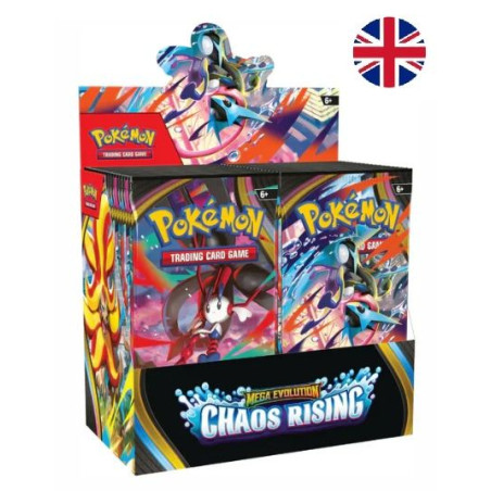 Pokemon Jcc Megaevolution Chaos Rising Caja de Sobres (Inglés)