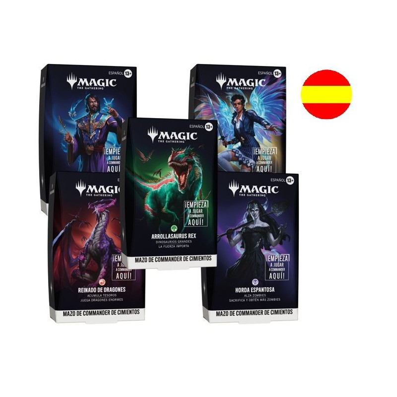 Mtg Foundations Starter Commander Decks Pack 4 Mazos | Juegos de Cartas | Gameria