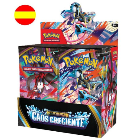 Pokemon Jcc Megaevolución Caos Creciente Caja de Sobres