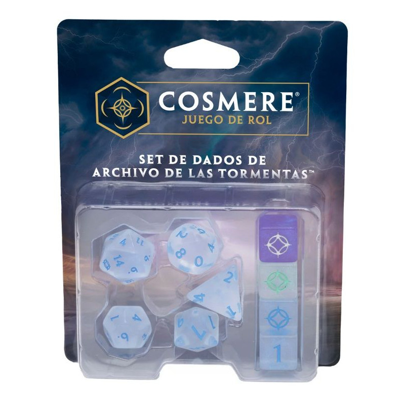 Cosmere Archivo de las Tormentas Set de Dados | Juegos de Mesa | Gameria