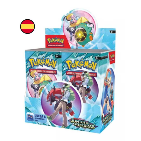 Pokémon Jcc Escarlata y Purpura 9 Juntos de Aventuras Caja