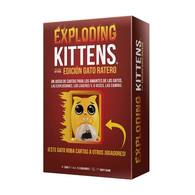 Exploding Kittens Edición Gato Ratero | Juegos de Mesa | Gameria
