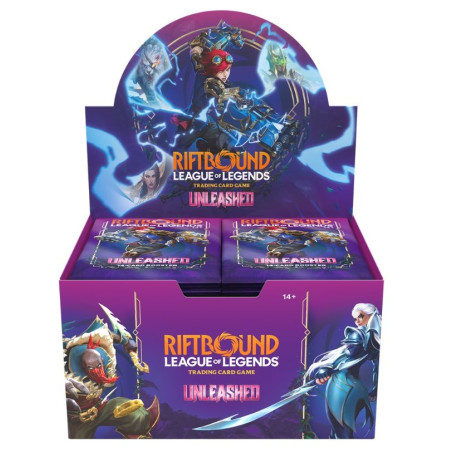 Riftbound League of Legends TCG Unleashed Booster Caja (Inglés)