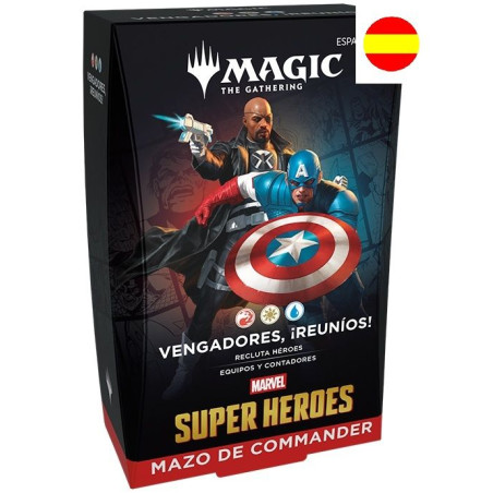 Mtg Marvel Super Heroes Commander Vengadores Reuníos Mazo