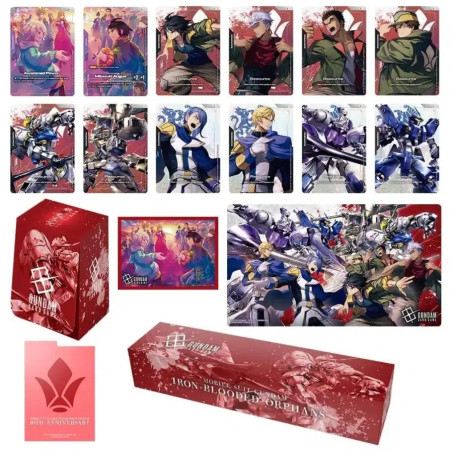 Gundam Card Game PB02 Set de accesorios premium Mobile Suit Iron-Blooded Orphans