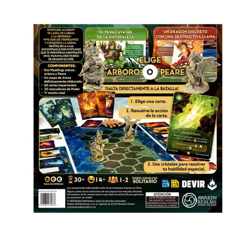 Dragon Eclipse Mystling Academy – Peare vs Arboro | Juegos de Mesa | Gameria