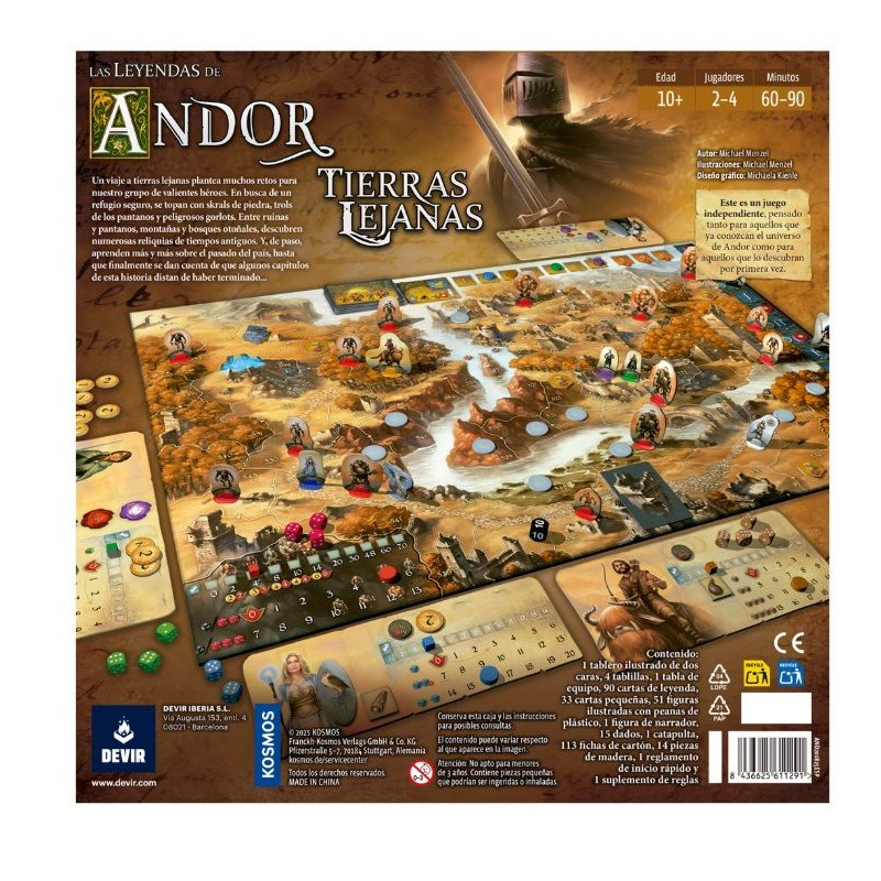 Las Leyendas de Andor Tierras Lejanas | Juegos de Mesa | Gameria