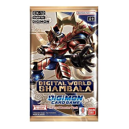 Digimon Card Game Digital World Shambala EX12 Sobre (Inglés)