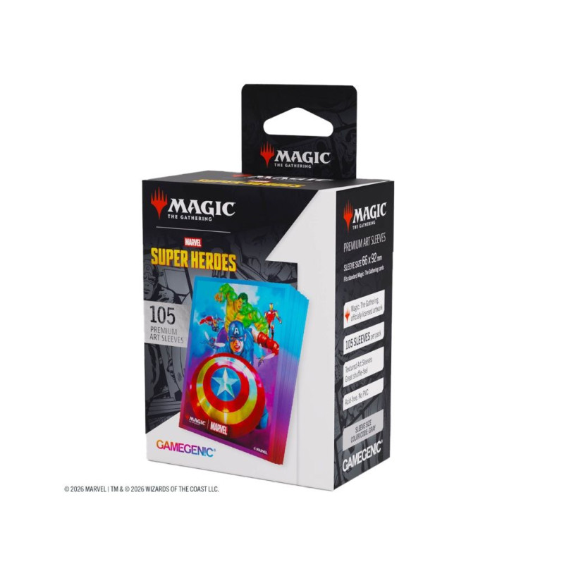 Fundas MTG Marvel SH Art Sleeves Captain America | Accesorios | Gameria