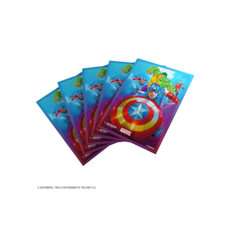 Fundas MTG Marvel SH Art Sleeves Captain America | Accesorios | Gameria
