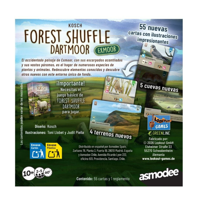 Forest Shuffle Dartmoor Exmoor | Juegos de Mesa | Gameria