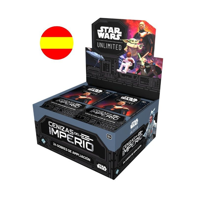 Star Wars Unlimited Ashes of the Empire Caja de Sobres | Juegos de Cartas | Gameria