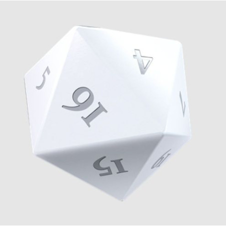 Dados Vivid Heavy Metal (2 unidades) Blanco