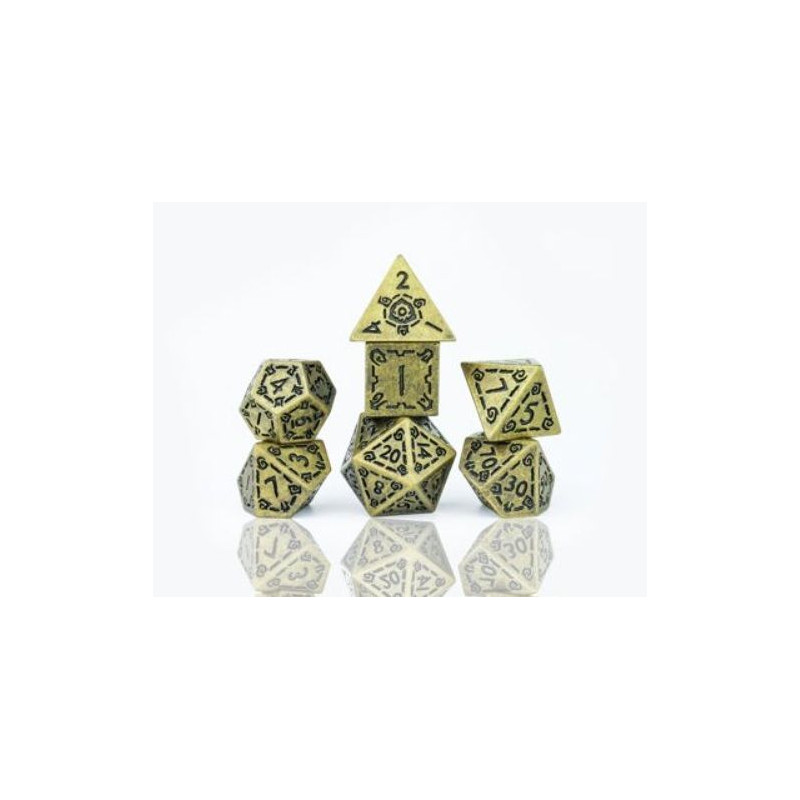 Dados Sirius Ilusory Metal Gold | Accesorios | Gameria